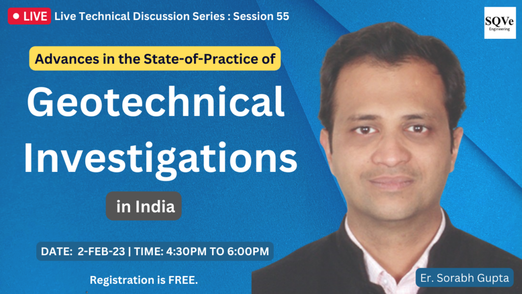 Session 55 : Advances in the state of practice of Geotechnical